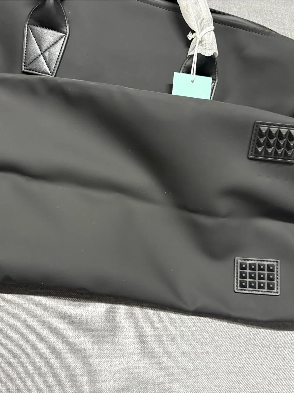Seiko Black Men's Duffel Bag with adjustable strap